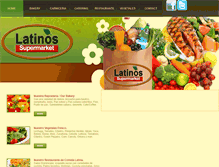 Tablet Screenshot of latinossupermarket.biz